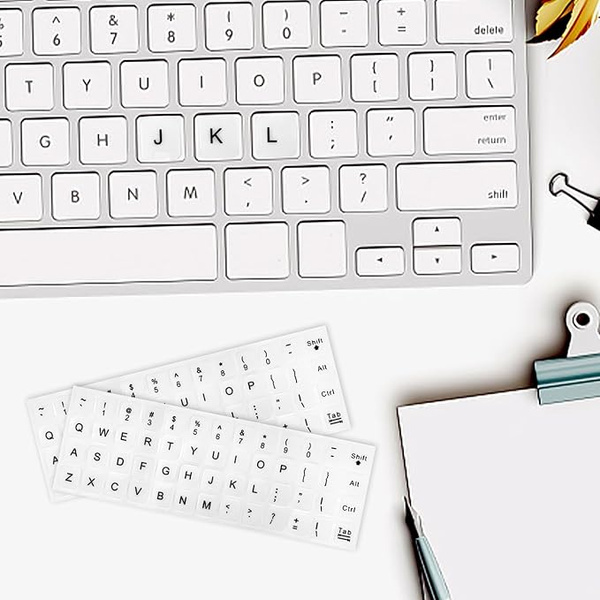 CHROMACRAFT keyboard stickers white