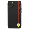 Etui Ferrari On Track Carbon Stripe na iPhone 13 mini - czarne