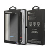 BMW BMTRBKI65PUCARTCBKiPhone XS Max  book czarny/black Carbon Tricolor Stripe
