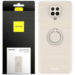 Spacecase Etui Silicone Ring Redmi Note 9S/9 Pro bone