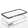 Clear 3in1 etui do Samsung Galaxy A53 5G żelowy pokrowiec z ramką czarny