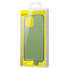 BASEUS FROSTED GLASS CASE HARD CASE WITH A FLEXIBLE FRAME IPHONE 12 PRO MAX DARK GREEN (WIAPIPH67N-WS06)