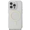 Guess GUHMP16XHFGERET iPhone 16 ProMax 6.9" przeźroczysty/transparent hardcase IML Glitter Circle MagSafe