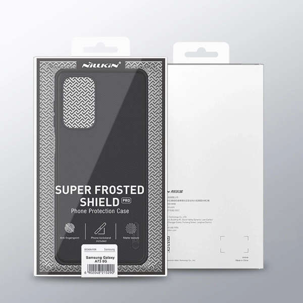 Nillkin Super Frosted Shield Pro wytrzymałe etui pokrowiec Samsung Galaxy A73 czarny