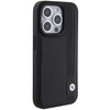 Etui BMW Leather Blue Dots na iPhone 15 Pro Max - czarne