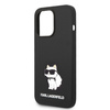KARL LAGERFELD KLHCP14LSNCHBCK IPHONE 14 PRO 6,1" HARDCASE CZARNY/BLACK SILICONE CHOUPETTE
