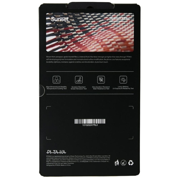 Etui PITAKA Ultra-Slim MagSafe do Samsung Galaxy Z Flip7 sunset