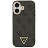 Etui Guess 4G Triangle Logo MagSafe do   iPhone 17 czarny złoty