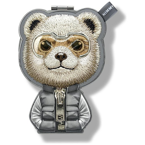 Magnetyczna zawieszka Nimmy Cool&Cute    2.0 Bear szary