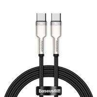 Kabel Baseus Cafule Series Metal Data USB-C / USB-C PD QC SCP 100W 5A 1 m - czarny