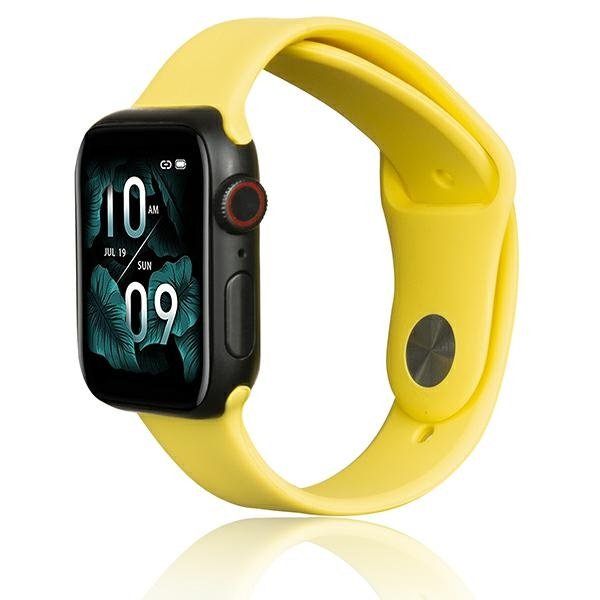 Beline pasek Apple Watch Silicone 42/44/45/49mm żółty /yellow