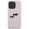 Karl Lagerfeld KLHMP16XSKCHPPLP iPhone 16 Pro Max różowy/pink HC MagSafe Sil Double Heads Print