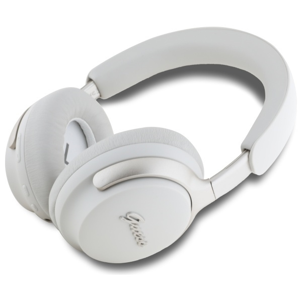 Guess słuchawki nauszne Bluetooth ANC    GUBHC22PSFCSME beżowy/beige Metal Script Logo