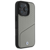 BMW BMHMP16X23RDCLG iPhone 16 Pro Max     6.9" szary/grey hardcase Sign Leather Textured and Line MagSafe