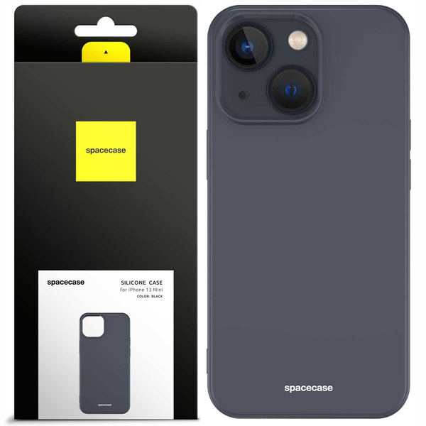 Spacecase Etui Silicone Case iPhone 13 Mini black