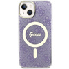 Guess GUHMP14MH4STU iPhone 14 Plus/ 15 Plus 6.7" purpurowy/purple hardcase 4G MagSafe