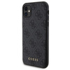 Zestaw Guess GUBPM5N614GEMGK iPhone11 6.1" hardcase + Powerbank 5000mAh MagSafe czarny/black 4G Metal Logo
