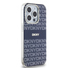 DKNY DKHMP15LHRHSEB iPhone 15 Pro6.1" niebieski/blue hardcase IML Mono & Stripe MagSafe