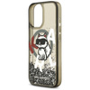 Etui Karl Lagerfeld Liquid Glitter       Choupette Logo MagSafe do iPhone 17 czarny