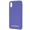 Karl Lagerfeld KLHCPXSLVOG iPhone X/Xs hardcase fioletowy/violet Silicone