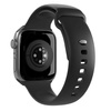 PURO ICON Band Elastic Apple Watch Strap 4/5/6/7/SE/8/9/10 40/41/42mm (S/M & M/L) (Black)