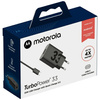 Ładowarka sieciowa Motorola TurboPower   33W USB-A z kablem USB-A do USB-C 1m czarny