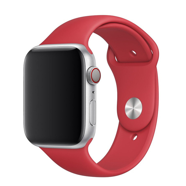 APPLE PASEK APPLE WATCH MU9N2ZM/A SPORT BAND 45MM RED ORYGINALNA PLOMBA