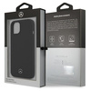 Etui Mercedes Silicone Line na iPhone 13 mini - czarne