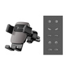 Baseus Cube SUYL-FK01 gravity phone holder 4.7-6.6" for car air vent - black