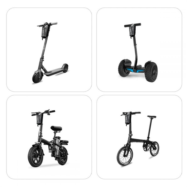 WILDMAN Etui/uchwyt na hulajnogę L ES8 Plus sakwa na ramę czarna/black