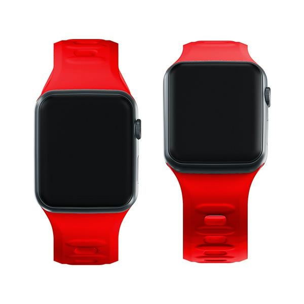 3MK Silicone Watch Strap czerwony/red dla Apple Watch 42/44/45/49mm