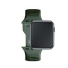 3MK Silicone Watch Strap Ciemnozielony/ Dark Green dla Apple Watch 42/44/45/49mm