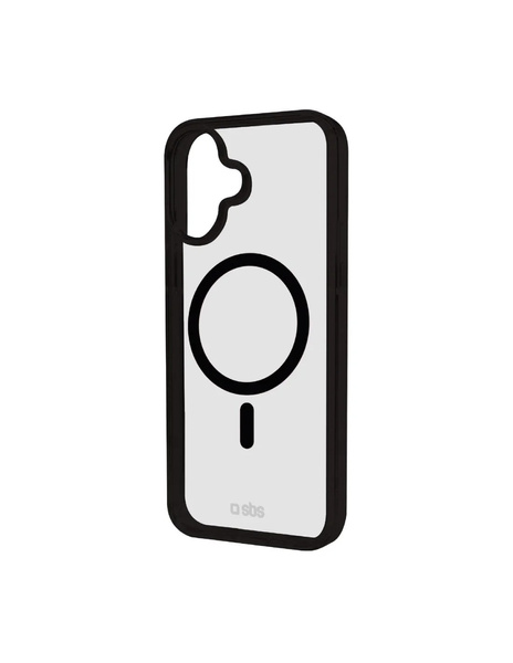 SBS Mag Frame iPhone 16 Plus Case with MagSafe - Black