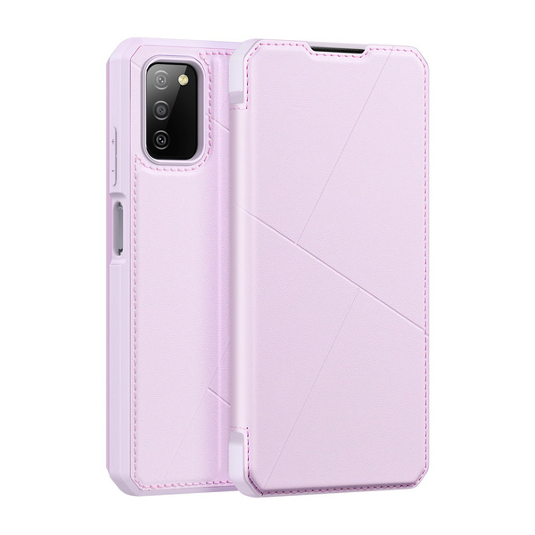 DUX DUCIS Skin X kabura etui pokrowiec z klapką Samsung Galaxy A03s różowy