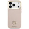 Etui Guess Grained Strass Logo MagSafe   do iPhone 17 Pro różowy