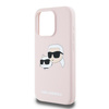 KARL LAGERFELD KLHMP15XSKCHPPLP IPHONE 15 PRO MAX 6.7" RÓŻOWY/PINK HARDCASE SILICONE KARL & CHOUPETTE MAGSAFE