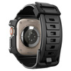 Etui z paskiem Spigen Rugged Armor Pro na Apple Watch Ultra (49 mm) - czarne
