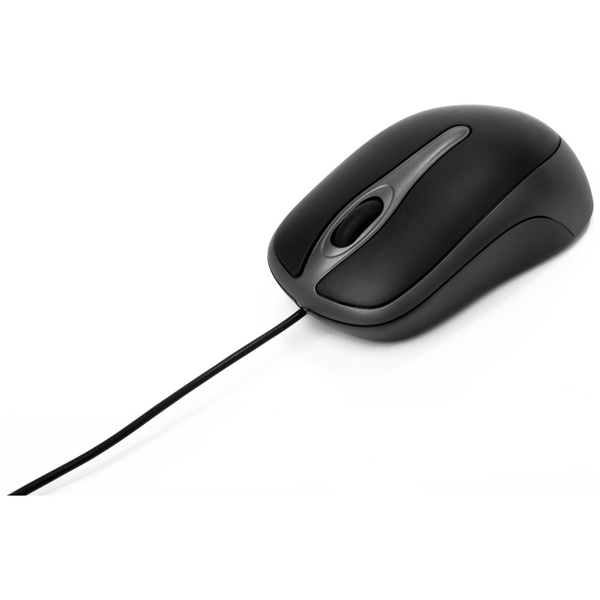 Verbatim Mysz optyczna USB-A 1000 dpiczarny/black 49019