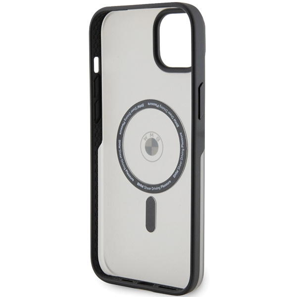 Etui BMW Signature MagSafe na iPhone 14 Plus - czarne
