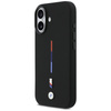 Etui BMW M Silicon Tricolor Line MagSafe do iPhone 17 czarny