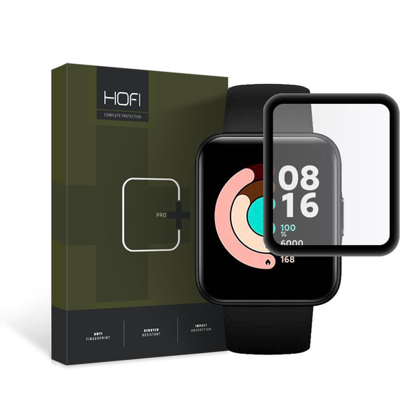 SZKŁO HYBRYDOWE HOFI HYBRID PRO+ XIAOMI REDMI WATCH 2 LITE BLACK