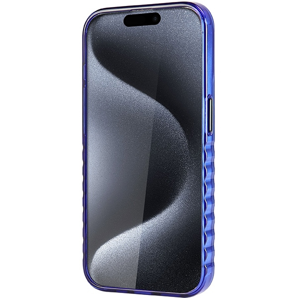 Etui Audi IML Big Logo MagSafe na iPhone 15 Pro Max - niebieskie