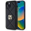 DKNY DKHCP15MPQDSLK iPhone 15 Plus 6.7"  czarny/black Quilted Stack Logo