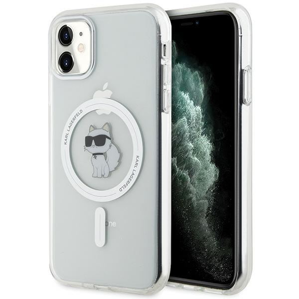 KARL LAGERFELD KLHMN61HFCCNOT IPHONE 11 /XR TRANSPARENT/TRANSPARENT HARDCASE IML CHOUPETTE MAGSAFE