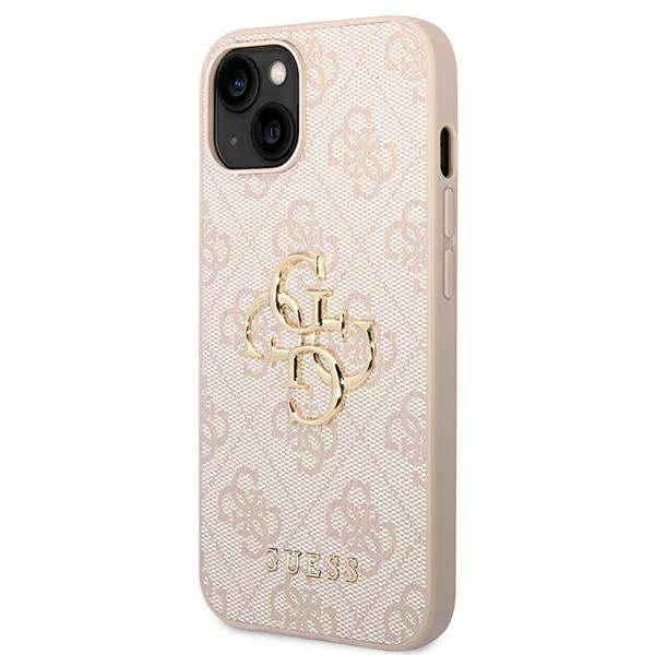 Guess GUHCP14M4GMGPI iPhone 14 Plus/ 15 Plus 6.7" różowy/pink hardcase 4G Big Metal Logo