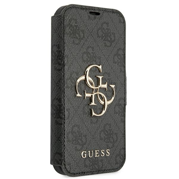 Guess GUBKP13X4GMGGR iPhone 13 Pro Max6,7" szary/grey book 4G Big Metal Logo