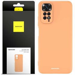 Spacecase Etui Silicone Case Redmi Note 11/11s orange