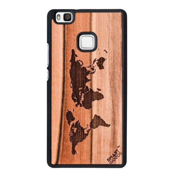 CASE WOODEN SMARTWOODS MAP HUAWEI P9 LITE