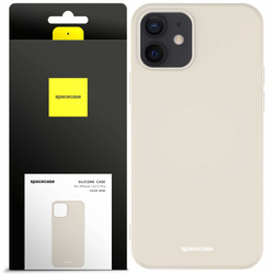 Spacecase Etui Silicone Case iPhone 12/12 Pro bone