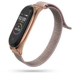 TECH-PROTECT NYLON XIAOMI MI SMART BAND 5/6 / 6 NFC ROSE GOLD